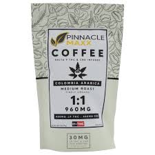 COFFEE FINELY GROUND PINNACLE MAXX 1:1 THC/CBD